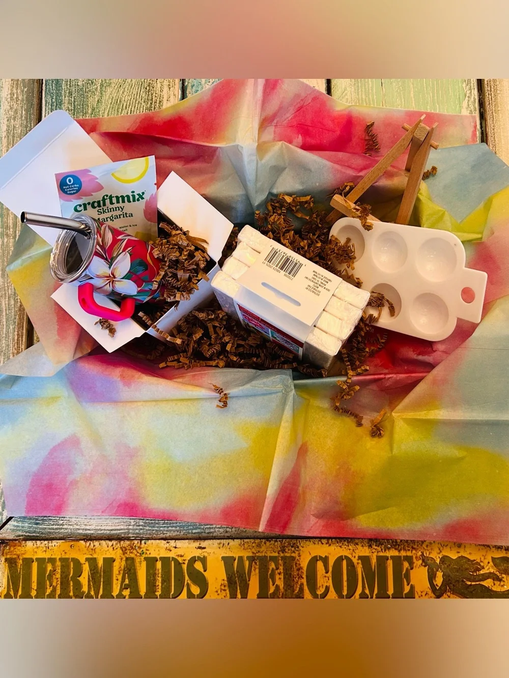 Whispers of Light Miniature Art Night Gift Box | Complete Paint & Sip Set